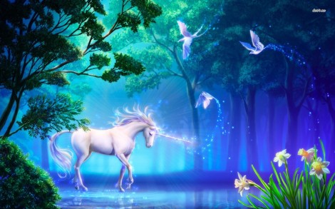 11634-unicorn-in-the-forest-1680x1050-fantasy-wallpaper