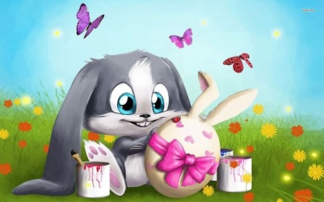 7336-easter-bunny-1680x1050-holiday-wallpaper